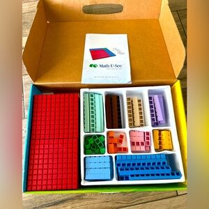 Math U See Integer Block Kit Manipulatives Learning Toys for Math Education